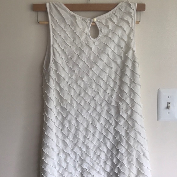 Janeric White Ruffle Top - Picture 3 of 4